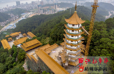 白云山景區修建新景觀