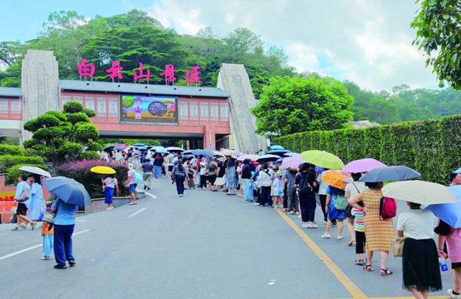 登山游客激增